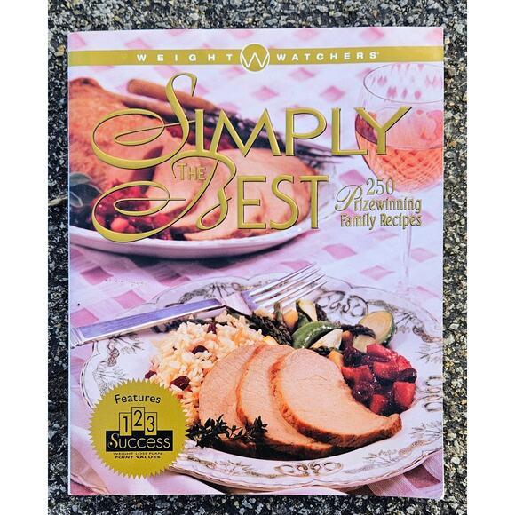 1997 WEIGHT WATCHERS Simply The Best Cookbook 250 Recipes Illustrated - Picture 1 of 8